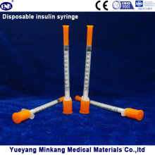 Seringas descartáveis ​​da insulina das seringas 0.3cc da insulina das seringas 0.5cc da insulina (ENK-YDS-049)